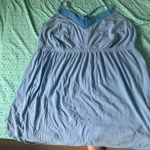 Lane Bryant Cacique Lace Racer-Back Sleep Chemise